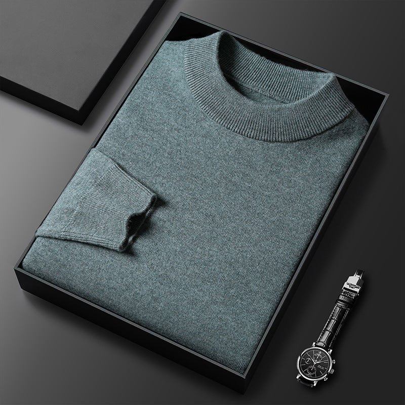 Men's Wool Sweater Simple Knitwear - PratSN