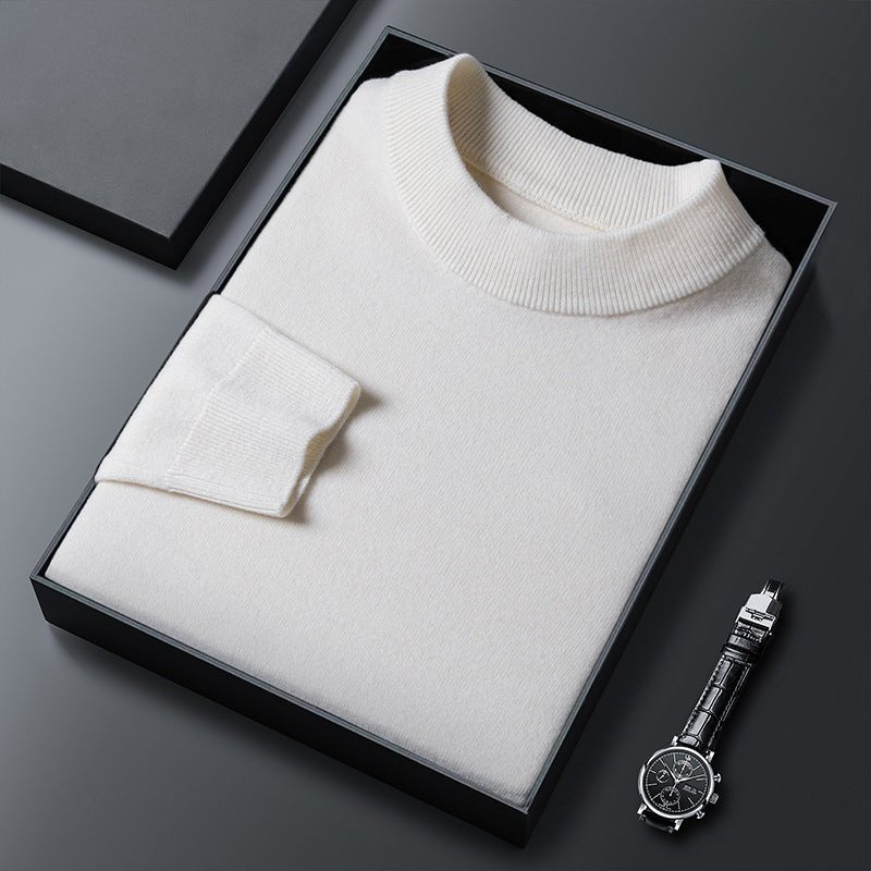 Men's Wool Sweater Simple Knitwear - PratSN