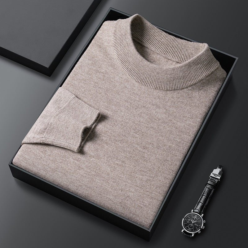 Men's Wool Sweater Simple Knitwear - PratSN