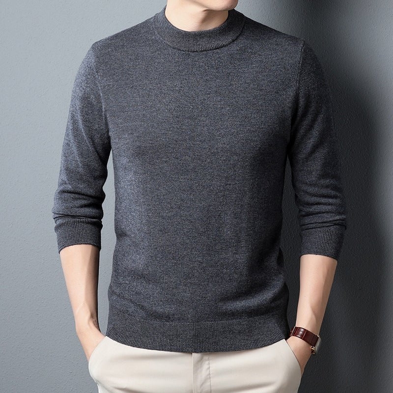 Men's Wool Sweater Simple Knitwear - PratSN