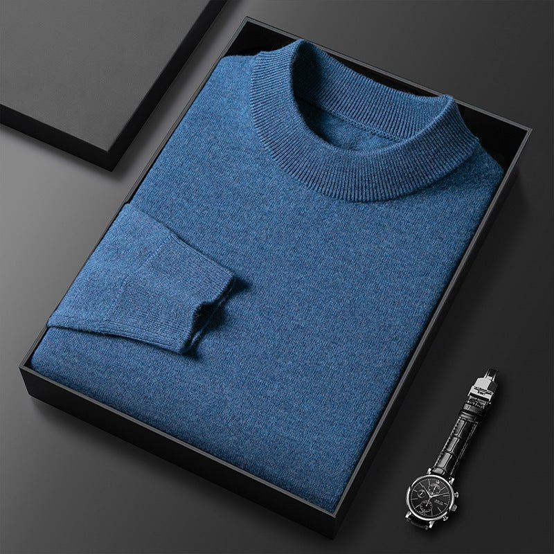 Men's Wool Sweater Simple Knitwear - PratSN