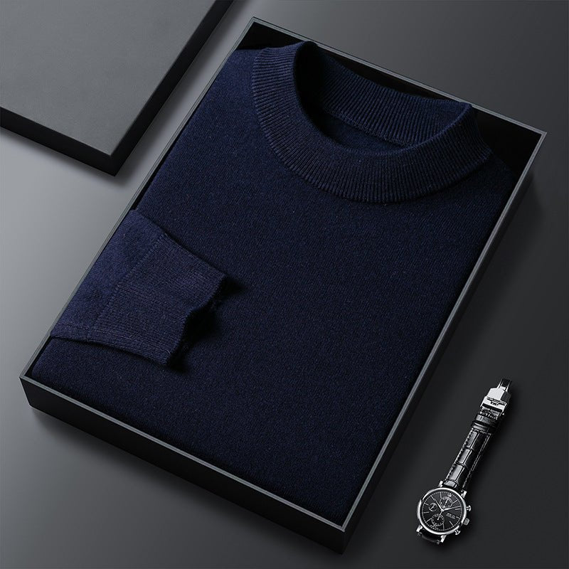 Men's Wool Sweater Simple Knitwear - PratSN