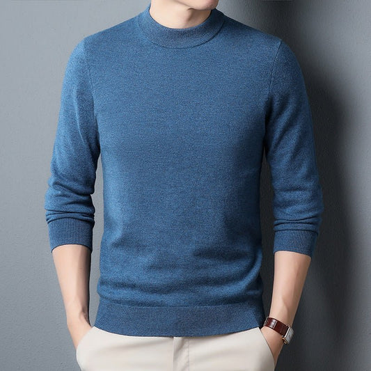 Men's Wool Sweater Simple Knitwear - PratSN