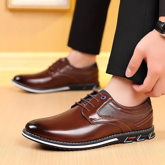 Men's Work Fashion Leather Shoes - PratSN