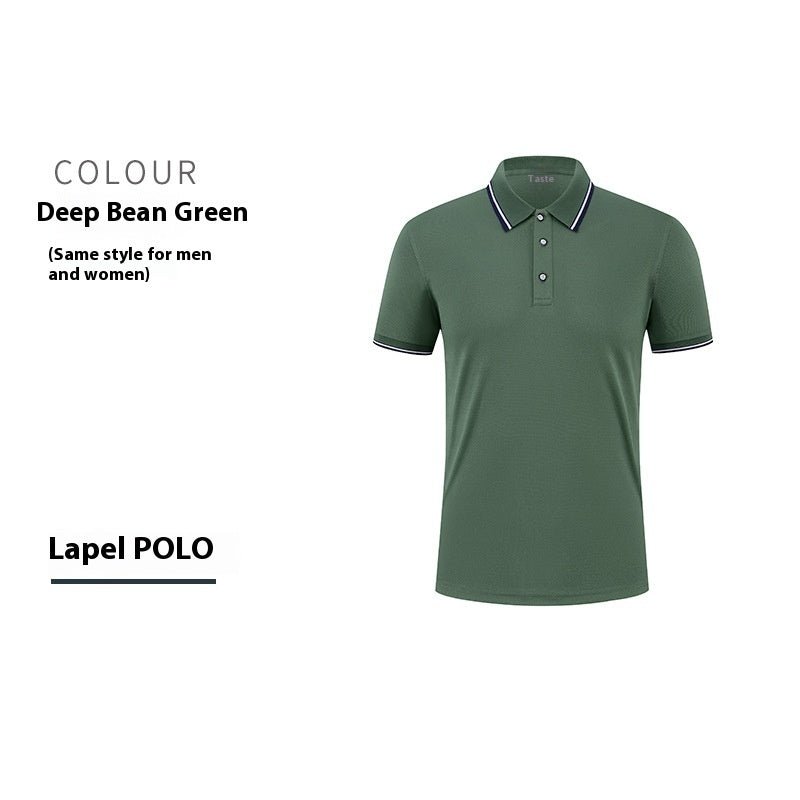 Mercerized Cotton Culture Lapel Short Sleeve - PratSN