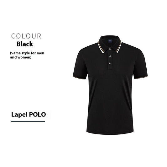 Mercerized Cotton Culture Lapel Short Sleeve - PratSN