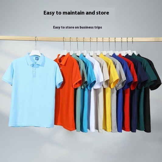 Mercerized Cotton Culture Lapel Short Sleeve - PratSN