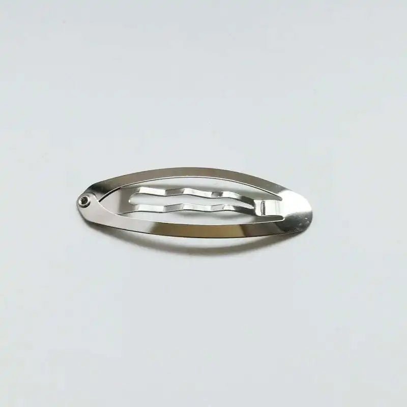 Metal Diy metal Hair Clip Hair Accessories 5cm Bb Clips Oval Design Clips Hair Jewelry 50pcs/lot - PratSN