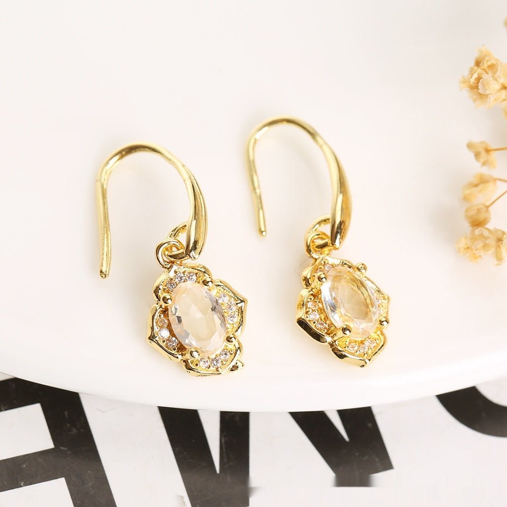Micro - inlaid Crystal Zircon Inlaid Three - piece Set - PratSN