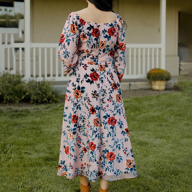 Mother And Daughter Floral Print Dress - PratSN