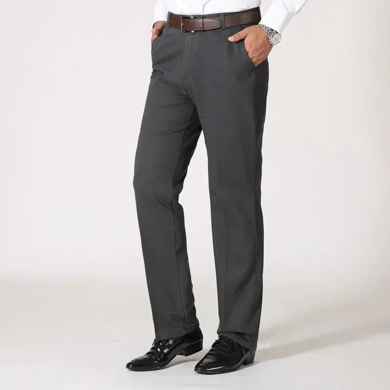 MRMT 2024 Brand New Men's Trousers Cotton Slacks Loose Pants for Male Straight High Waist Long Trouser - PratSN