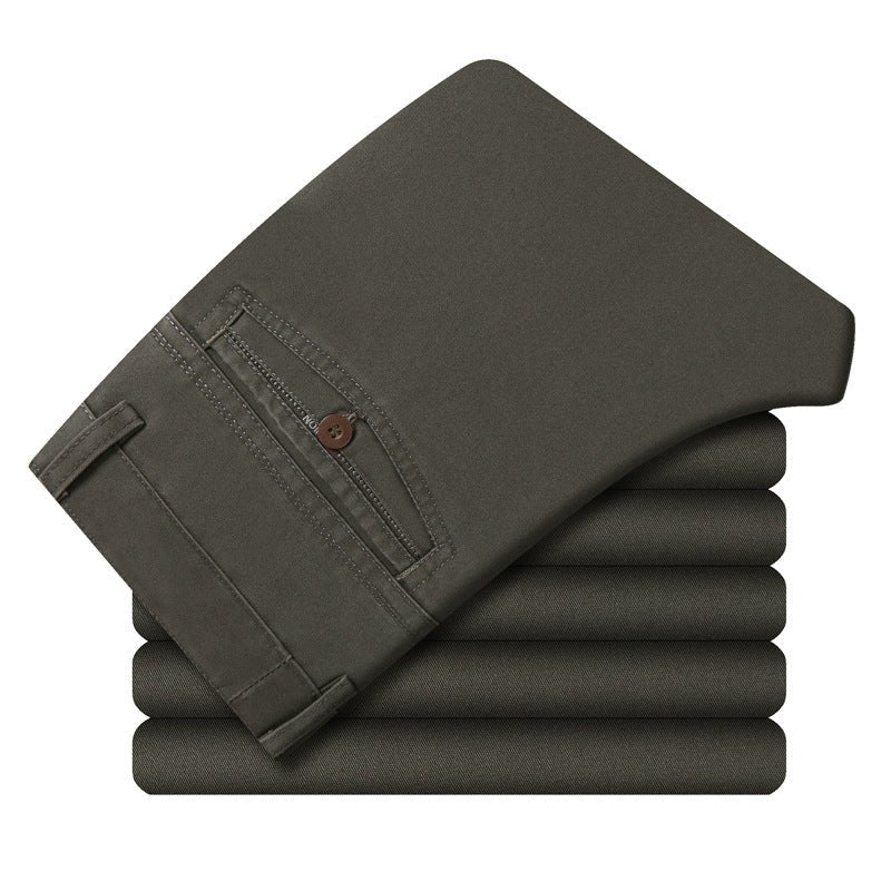 MRMT 2024 Brand New Men's Trousers Cotton Slacks Loose Pants for Male Straight High Waist Long Trouser - PratSN
