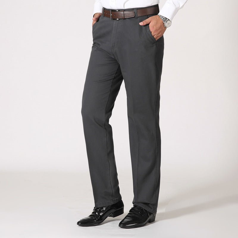 MRMT 2024 Brand New Men's Trousers Cotton Slacks Loose Pants for Male Straight High Waist Long Trouser - PratSN