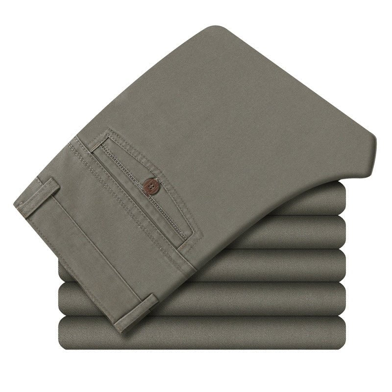 MRMT 2024 Brand New Men's Trousers Cotton Slacks Loose Pants for Male Straight High Waist Long Trouser - PratSN