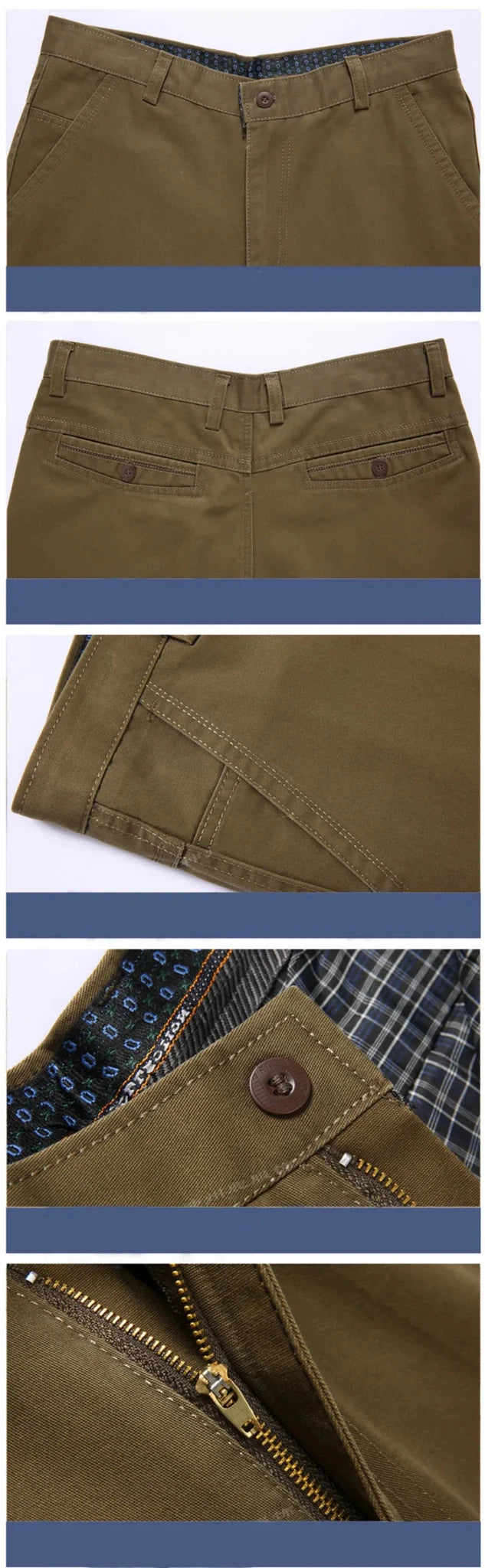 MRMT 2024 Brand New Men's Trousers Cotton Slacks Loose Pants for Male Straight High Waist Long Trouser - PratSN