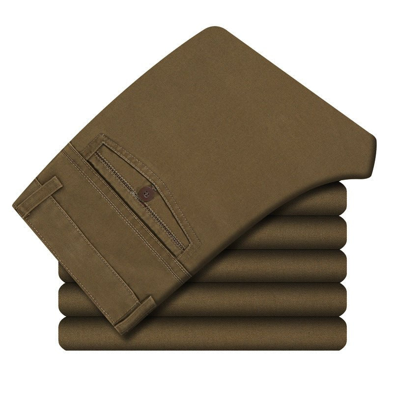 MRMT 2024 Brand New Men's Trousers Cotton Slacks Loose Pants for Male Straight High Waist Long Trouser - PratSN