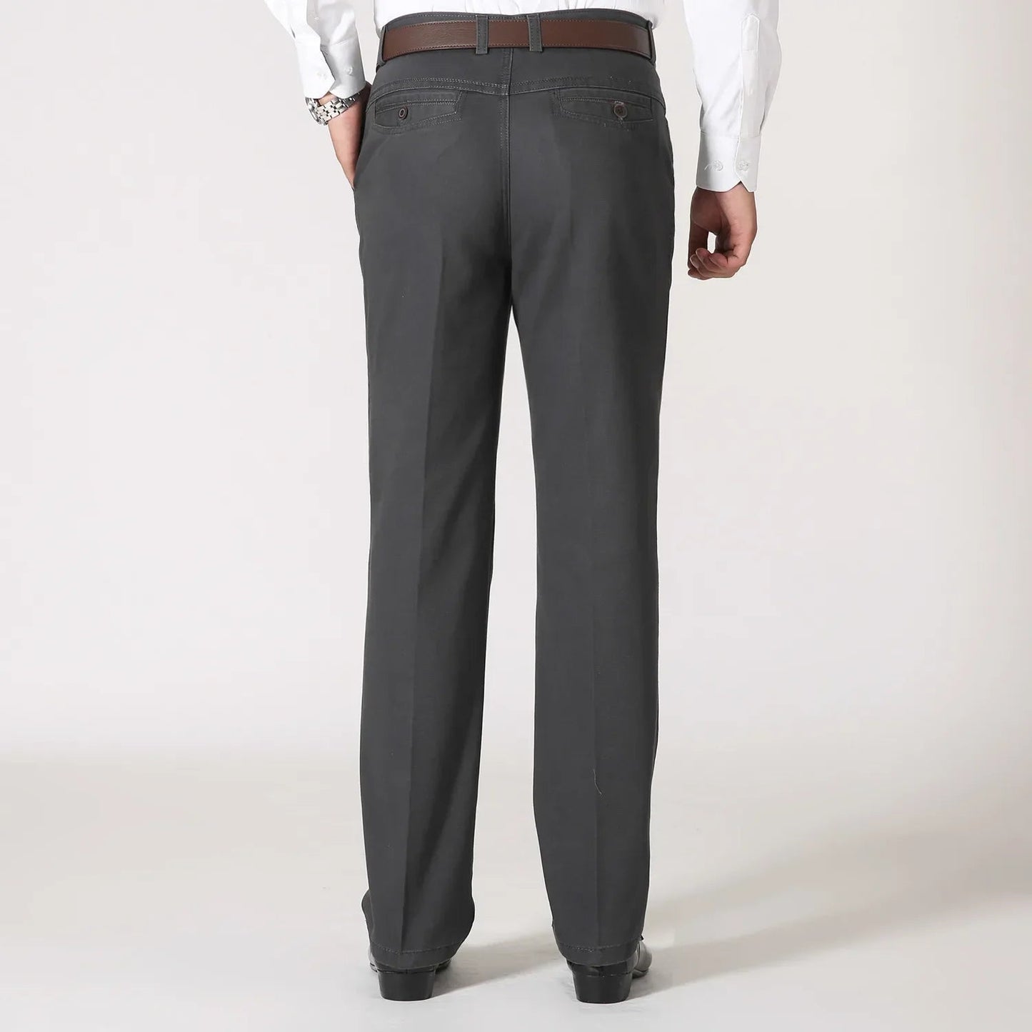 MRMT 2024 Brand New Men's Trousers Cotton Slacks Loose Pants for Male Straight High Waist Long Trouser - PratSN