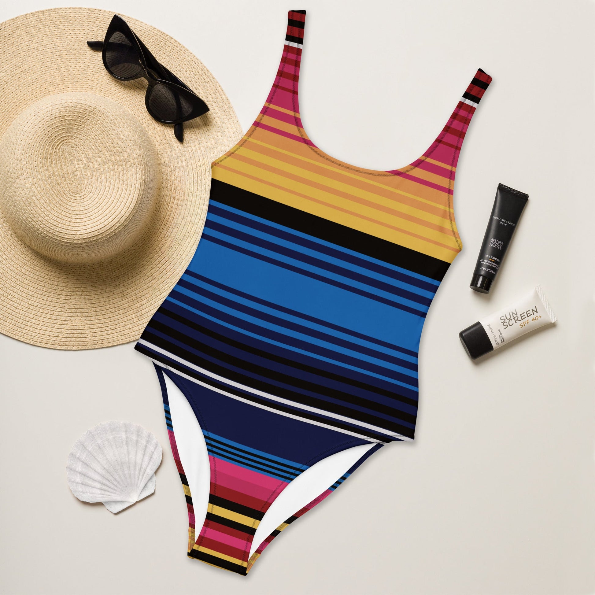 Multicolor swimsuit for Her | Women's one - Piece Swimsuits | Beach Dress - PratSN
