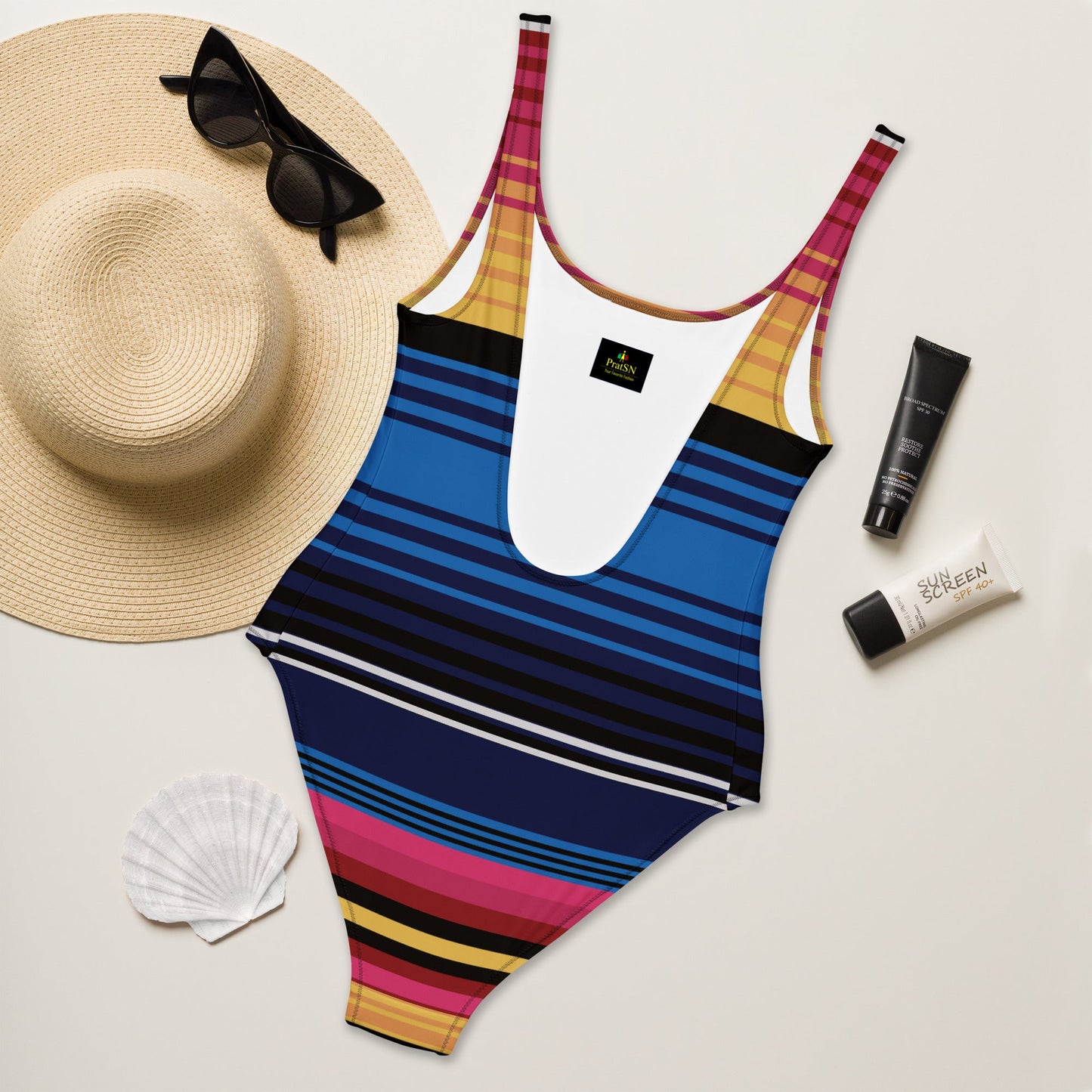 Multicolor swimsuit for Her | Women's one - Piece Swimsuits | Beach Dress - PratSN