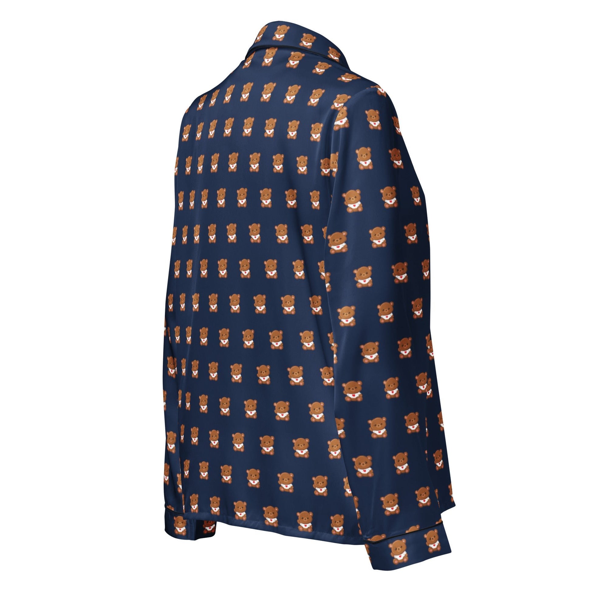 Navy color Women’s long sleeve pajama top - PratSN