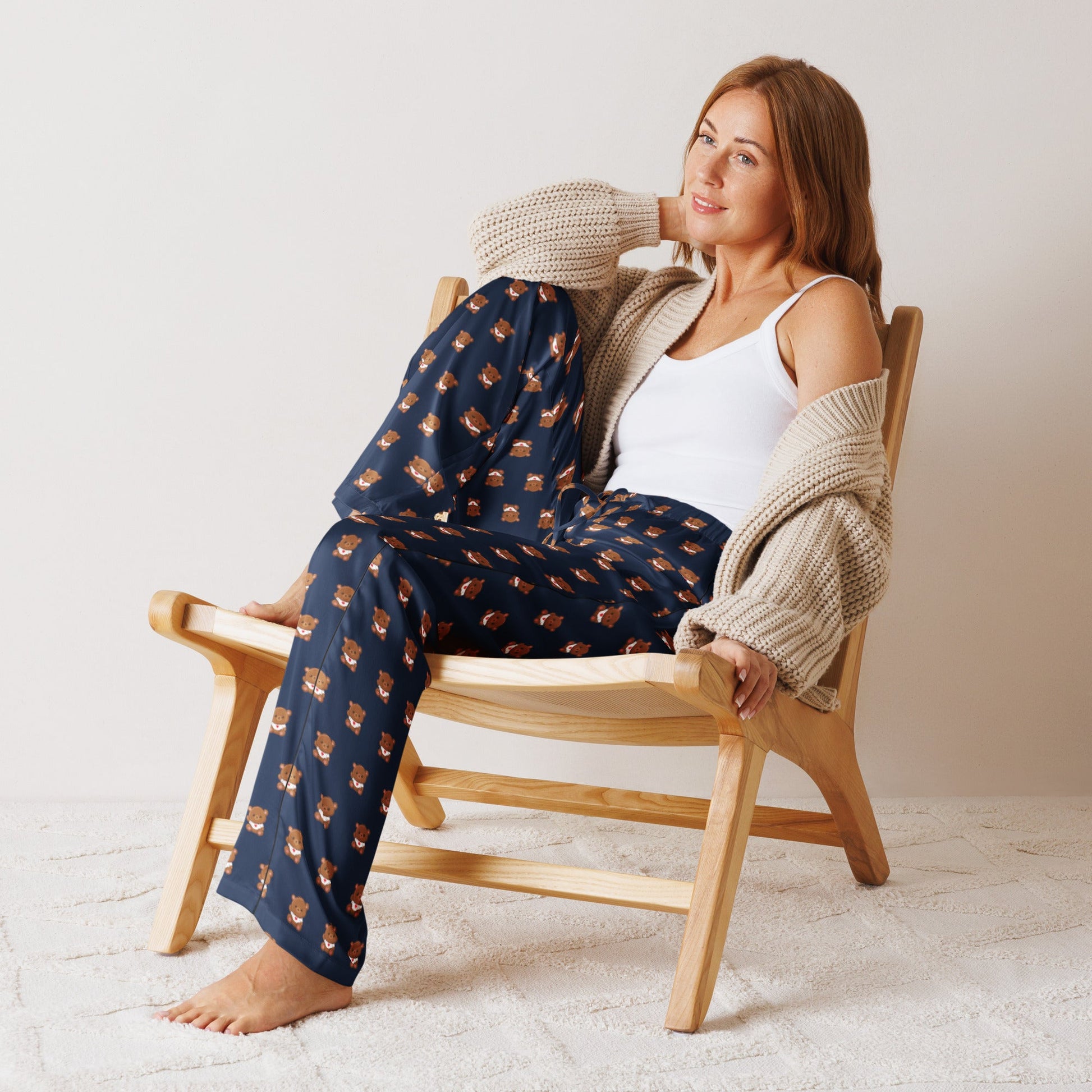 Navy color Women’s pajama pants - PratSN