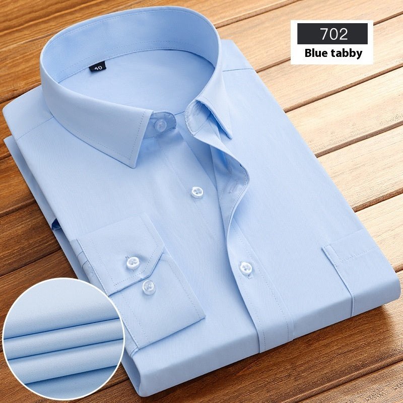 New Business Striped Spring And Autumn Men's Long - sleeved Shirt - PratSN