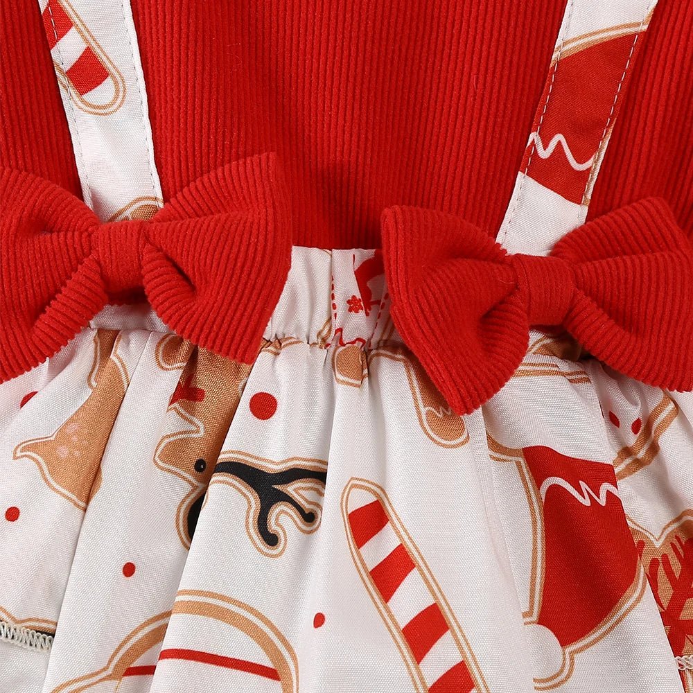 New Christmas Costume Baby Girl Party dress new autumn children's princess dress baby girl sweet jumpsuit - PratSN