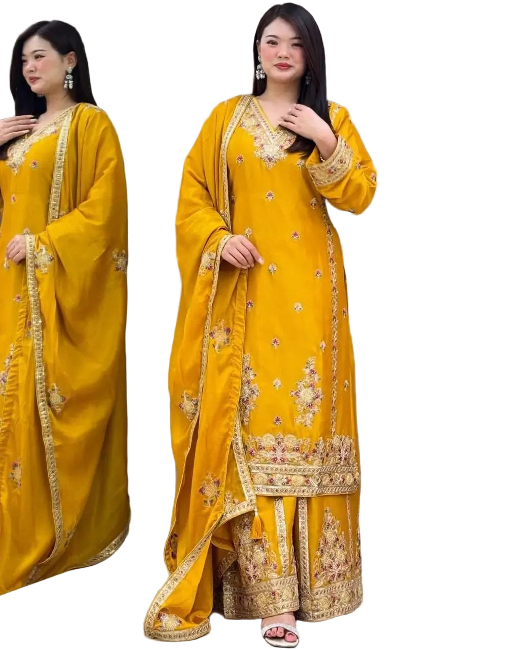 New Fancy Designer Women's Modal Diwali Party Salwar Kameez & Dupatta Set with Reversible Quick Dry Features - PratSN