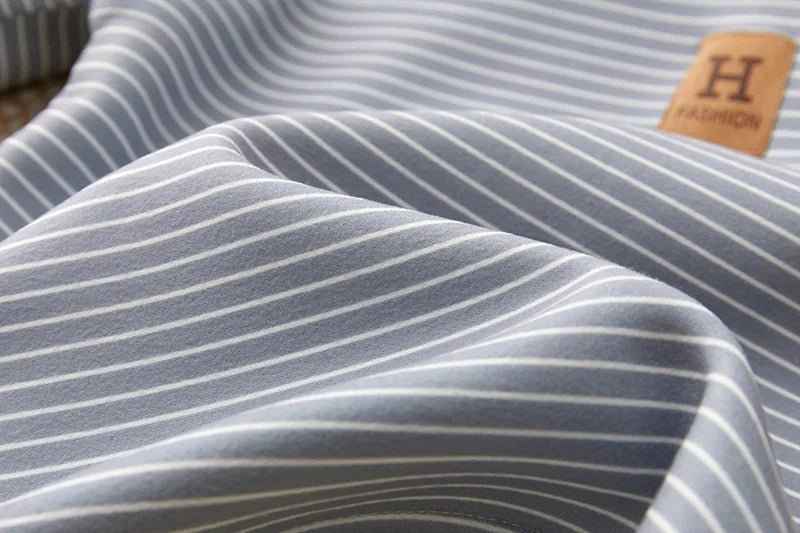 New Girls Padded Bottoming Shirt Boys Striped Turtleneck Jumper Autumn Winter Children Warm Fashion Casual Long - Sleeved Sweater - PratSN
