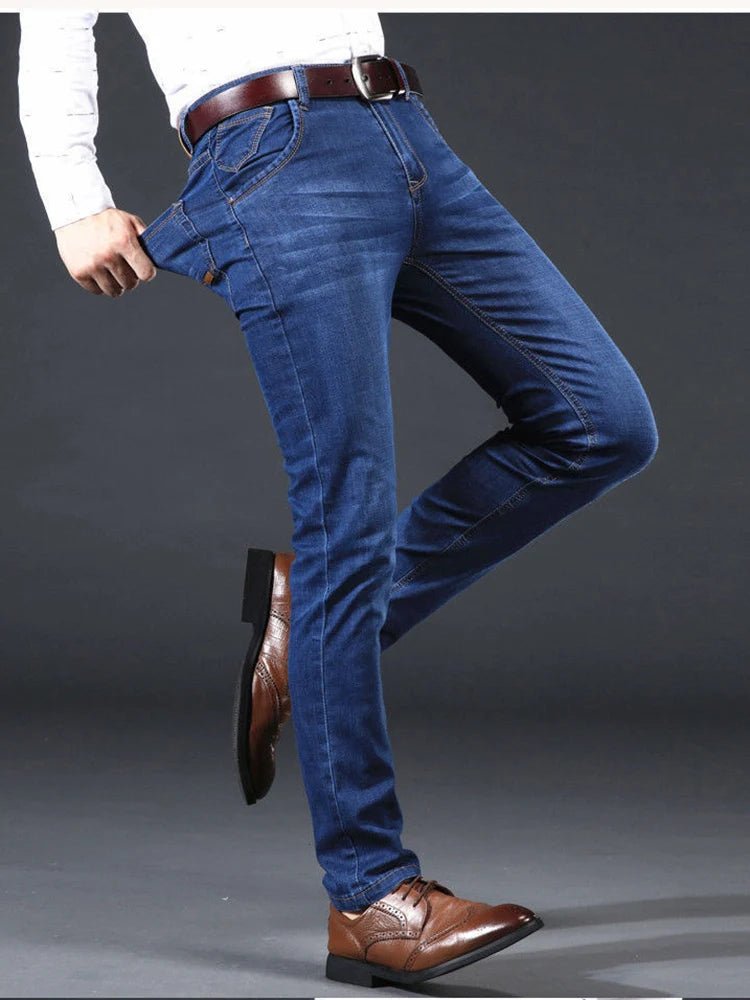 New Men Light Luxury Stretch Slim Fit Pants Comfortable Soft - PratSN