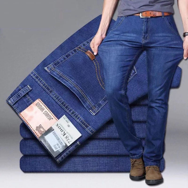 New Men Light Luxury Stretch Slim Fit Pants Comfortable Soft - PratSN