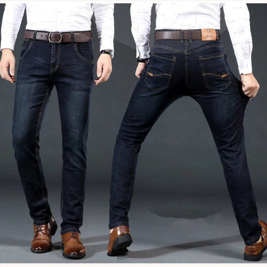 New Men Light Luxury Stretch Slim Fit Pants Comfortable Soft - PratSN