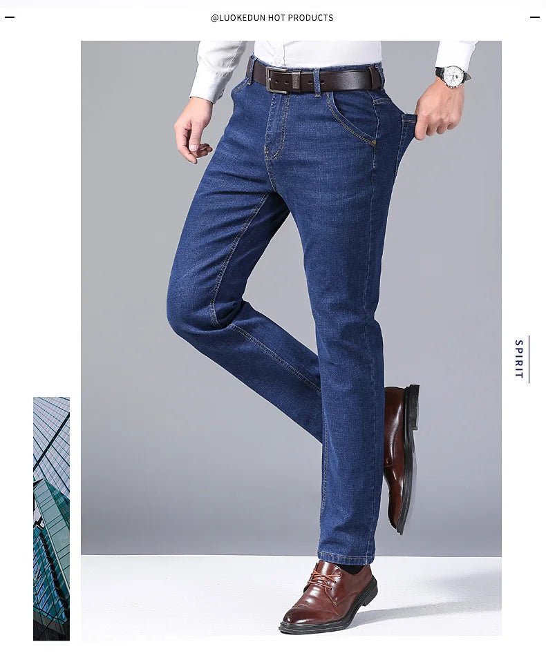 New Men Light Luxury Stretch Slim Fit Pants Comfortable Soft - PratSN