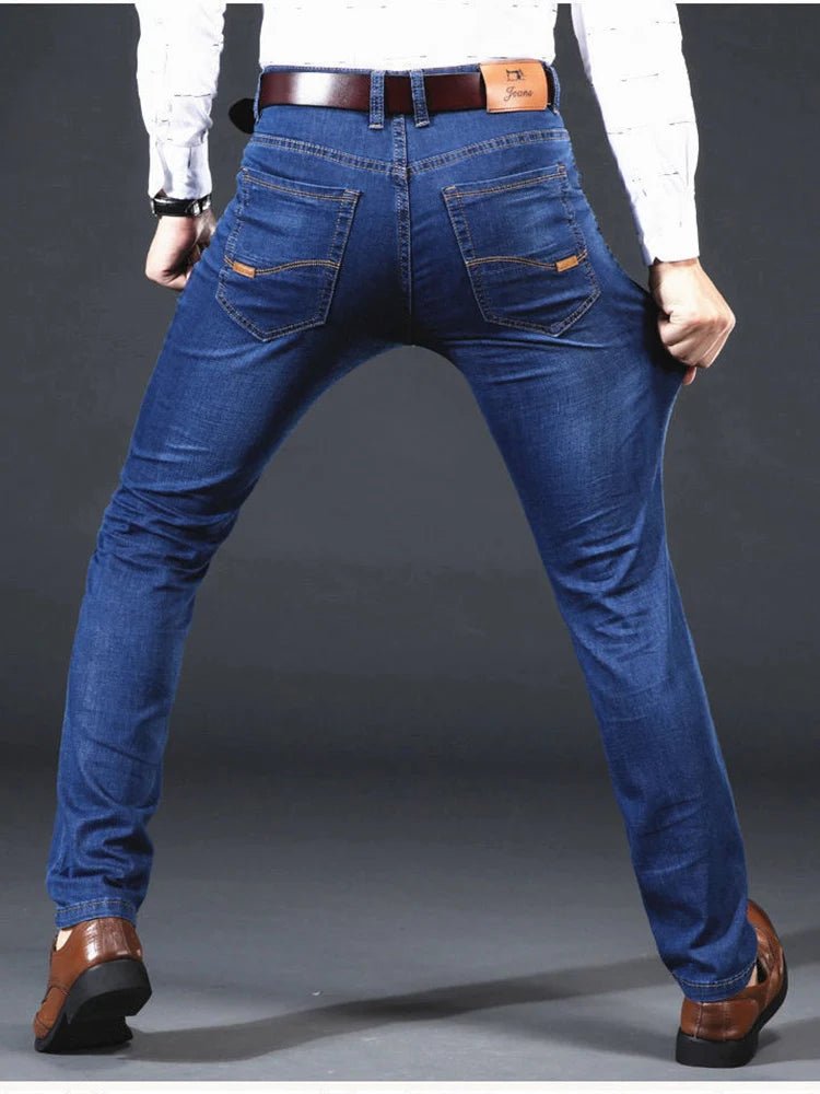 New Men Light Luxury Stretch Slim Fit Pants Comfortable Soft - PratSN