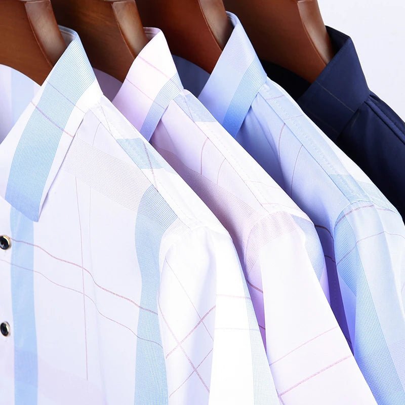 New Men's Casual Printed Short Sleeved Lapel Shirt for Summer Fashion Comfort No Ironing Wrinkle Resistant Top - PratSN