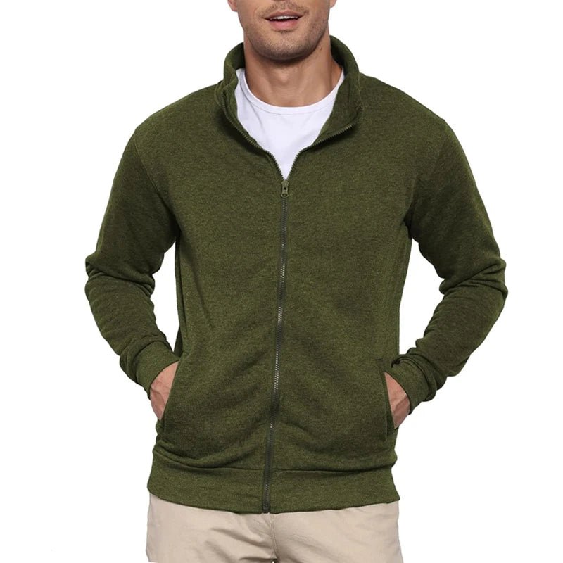 New Men's Sweat Jacket Pullover Hoodie Sweatshirt Man Without Hood with Zip Jacket Outdoor Sport Lightweight Streetwear M - 3XL - PratSN