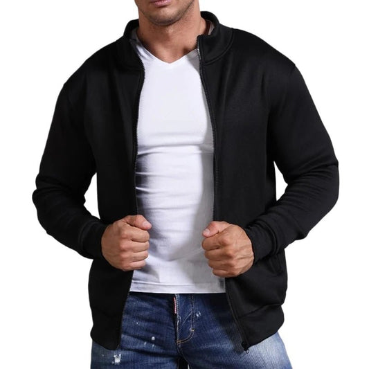 New Men's Sweat Jacket Pullover Hoodie Sweatshirt Man Without Hood with Zip Jacket Outdoor Sport Lightweight Streetwear M - 3XL - PratSN