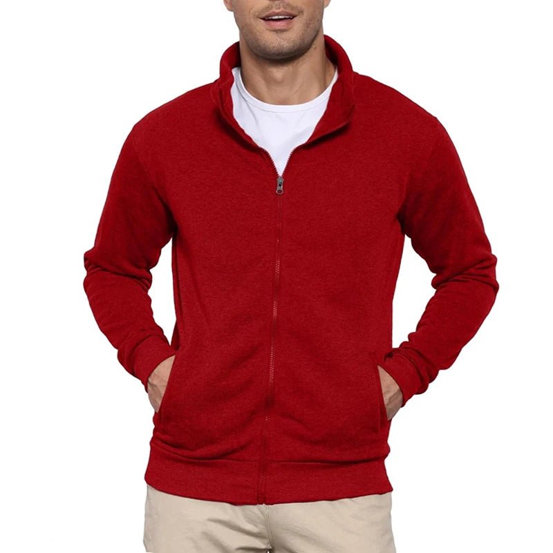 New Men's Sweat Jacket Pullover Hoodie Sweatshirt Man Without Hood with Zip Jacket Outdoor Sport Lightweight Streetwear M - 3XL - PratSN