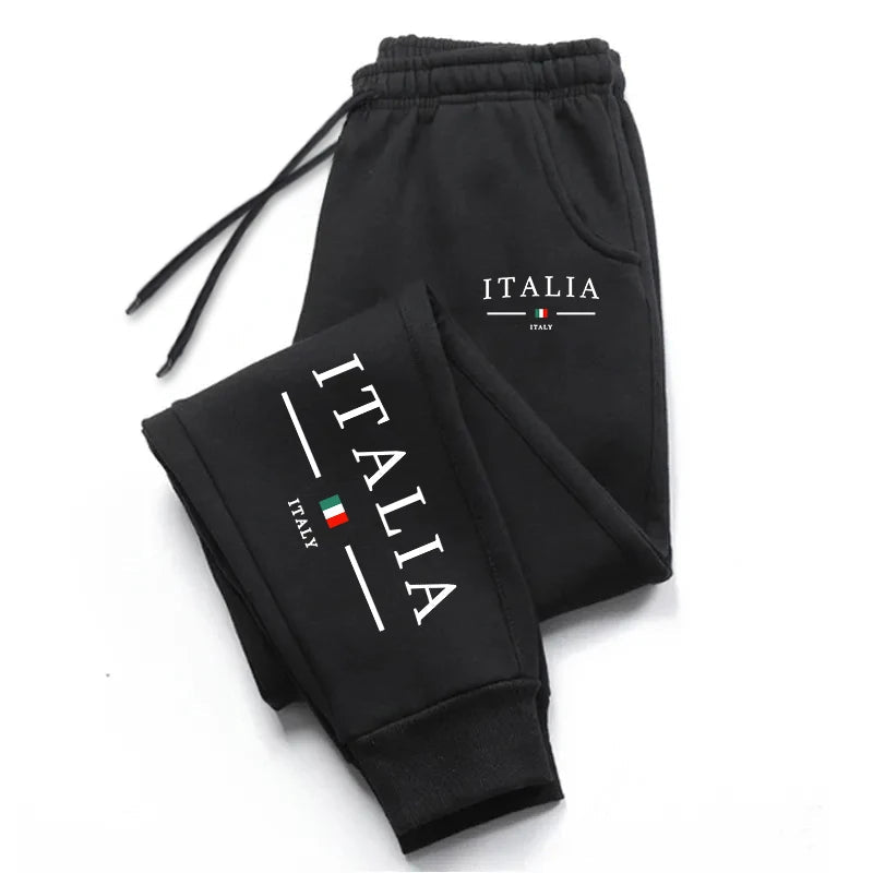 New Mens Sweatpants Printing Casual Trousers Outdoors Fitness Sports Jogging Mens Pants Autumn Winter Hip - Hop Running Streetwear - PratSN