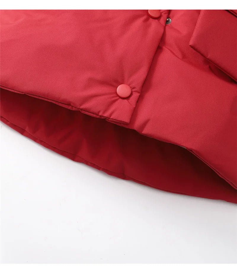 New Middle Children Cotton Jackets Kids Fleece Thick Outerwear Winter Girls Boys Warm Down Coats Baby Clothes Outdoor Coats - PratSN