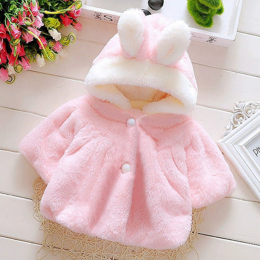 New Rabbit Ear 1 - 2 Years Old Infants Children's Cloak - PratSN