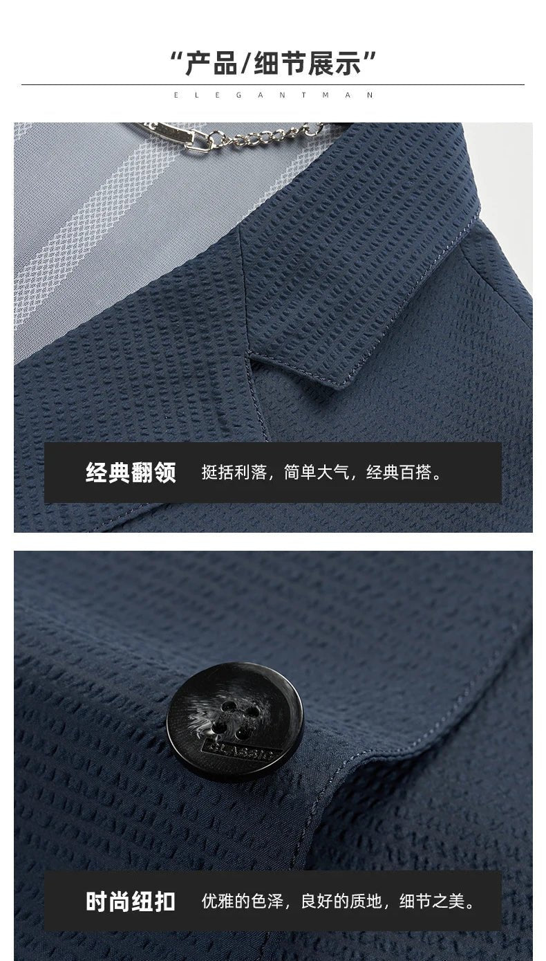 New Solid Men Blazer Regular Fit Long Sleeve Blazers for Men Solid Color Casual Suit Korean Slim Fit Formal Business Suit - PratSN