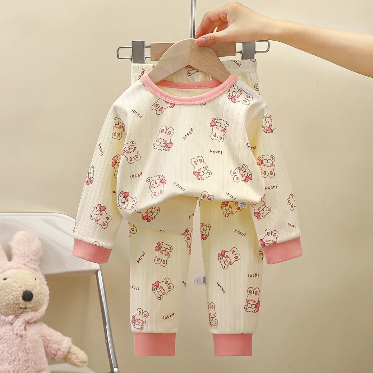 New Spring Autumn Children's Clothing Sets Sleepwear Clothes Kids Pajamas Set Baby Cotton Pyjamas - PratSN