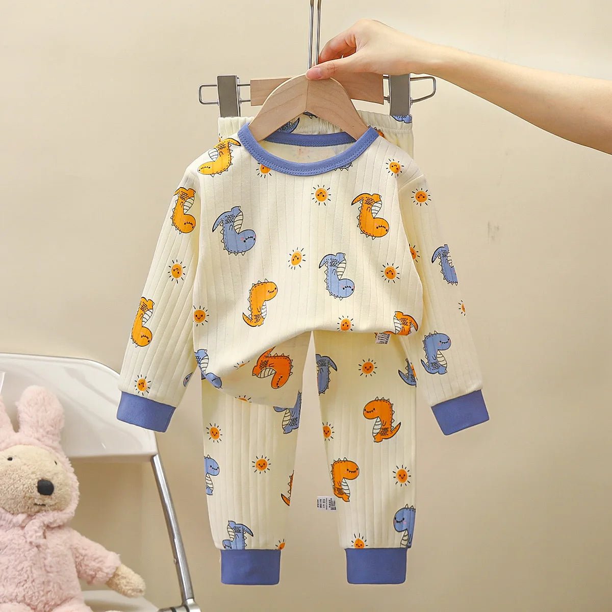 New Spring Autumn Children's Clothing Sets Sleepwear Clothes Kids Pajamas Set Baby Cotton Pyjamas - PratSN