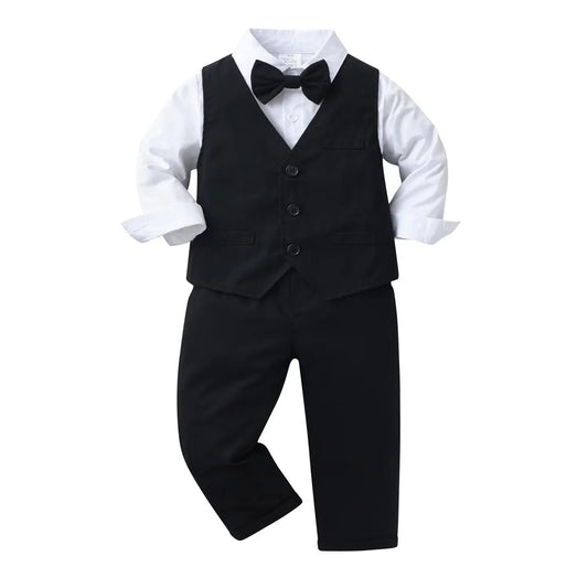 New Style Custom 3 Pieces Set Baby Boy Suit Formal Wedding Party Suits for Boys - PratSN