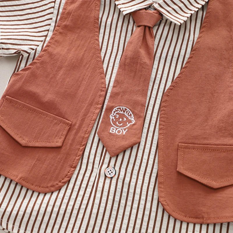New Summer Baby Boys Clothes Suit Children Shirt Shorts 2Pcs/Sets Toddler Clothing Infant Casual Cotton Costume Kids Tracksuits - PratSN