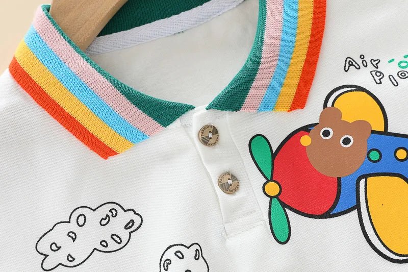 New Summer Baby Girls Clothes Suit Children Boys Fashion T-Shirt Shorts 2Pcs/Sets Toddler Casual Cotton Costume Kids Tracksuits - PratSN