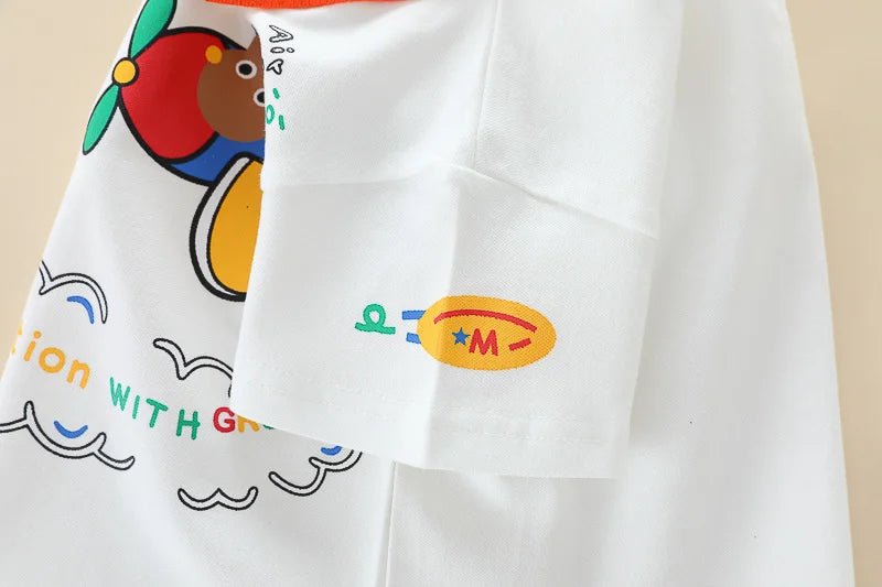 New Summer Baby Girls Clothes Suit Children Boys Fashion T-Shirt Shorts 2Pcs/Sets Toddler Casual Cotton Costume Kids Tracksuits - PratSN