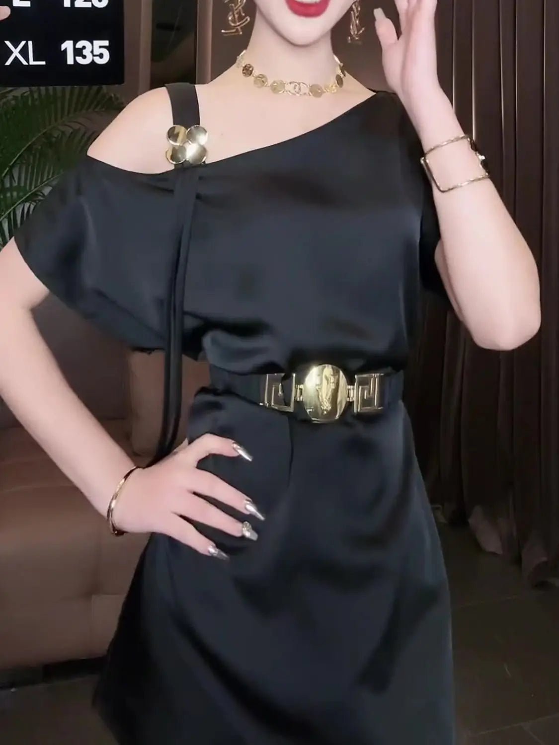 New Summer Dress with Elegant Temperament and Slimness Over the Knees - PratSN