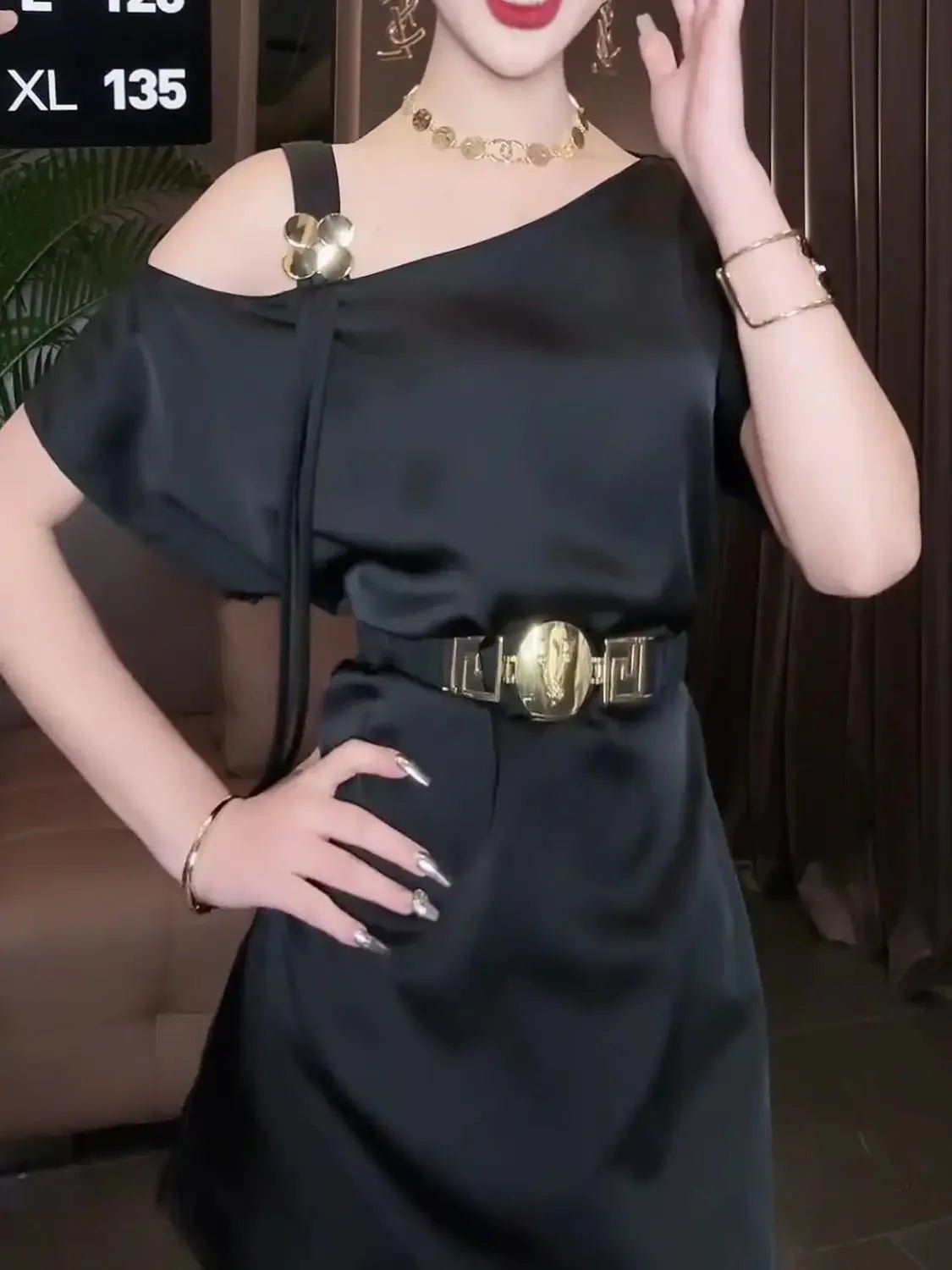 New Summer Dress with Elegant Temperament and Slimness Over the Knees - PratSN